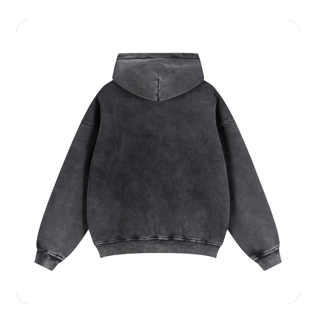 Washed Ghosted Zip Up