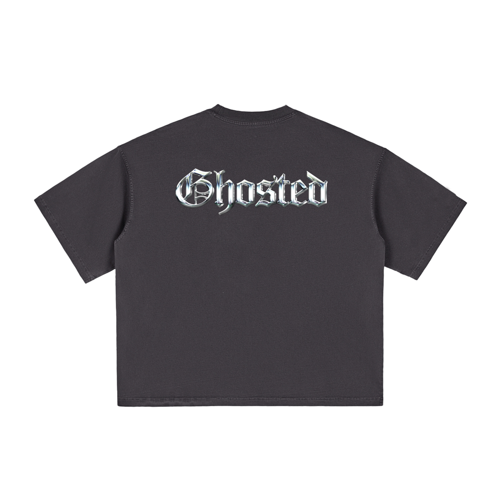 Ghosted Logo Boxy Crop Fit Tee