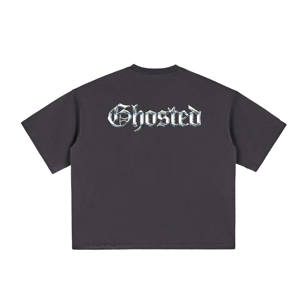 Ghosted Logo Boxy Crop Fit Tee